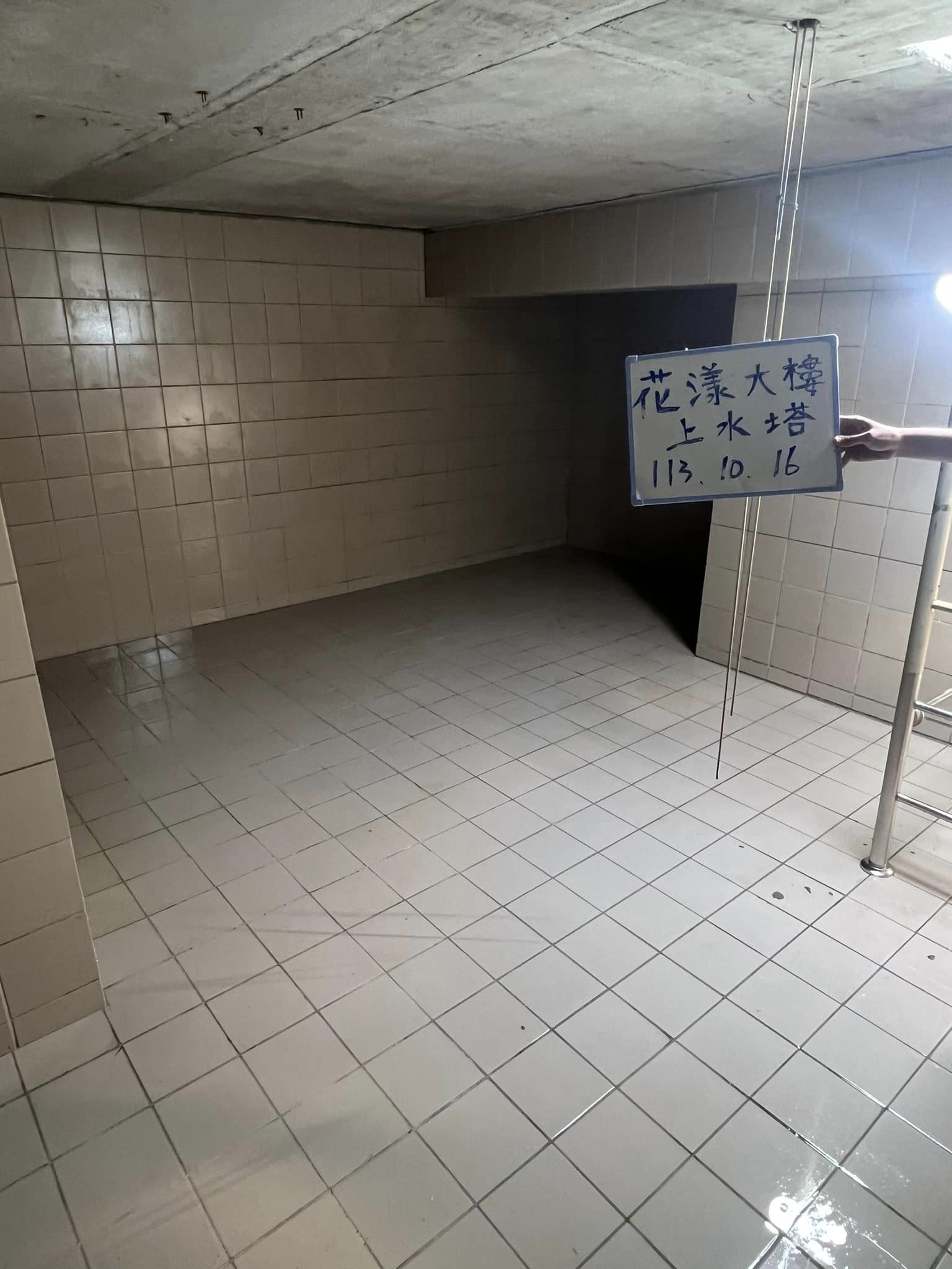 台中梧棲蓄水池清洗