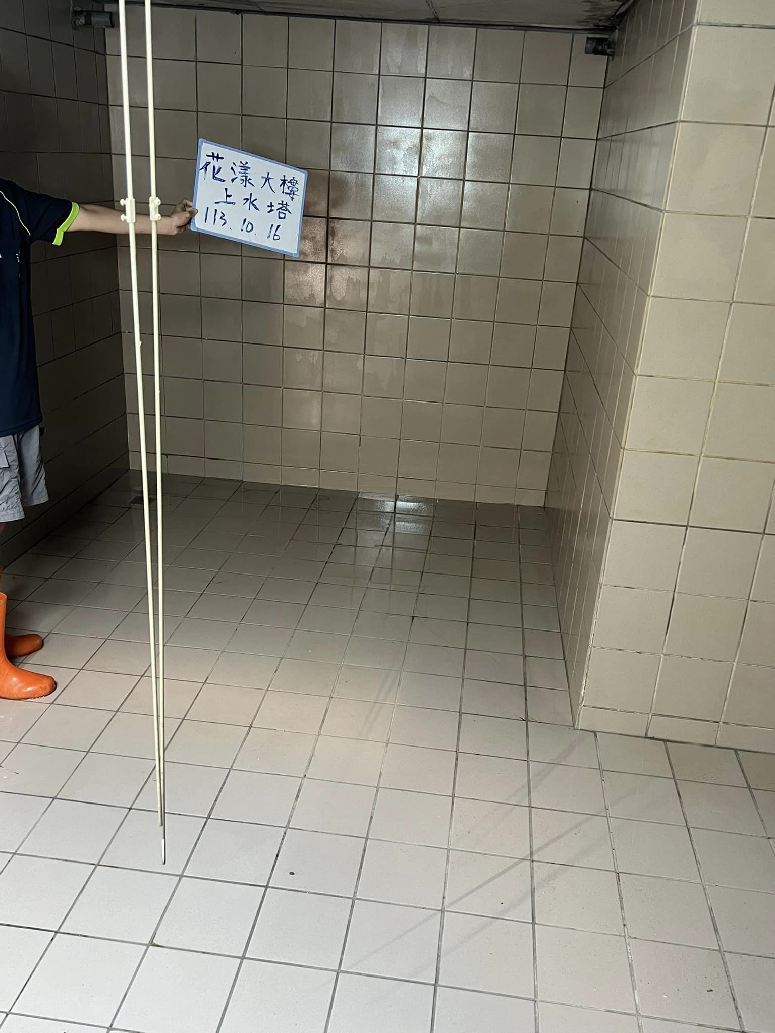 台中梧棲蓄水池清洗