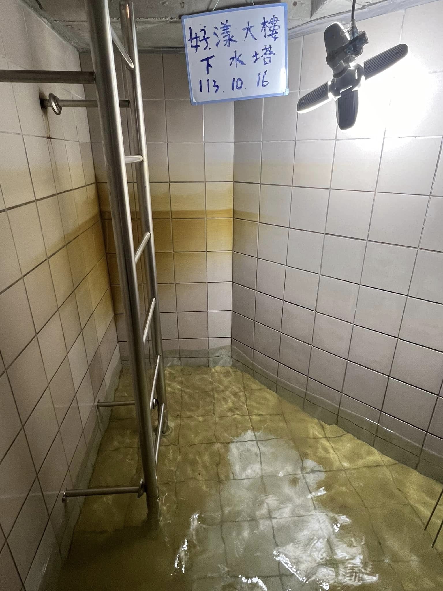 台中梧棲蓄水池清洗