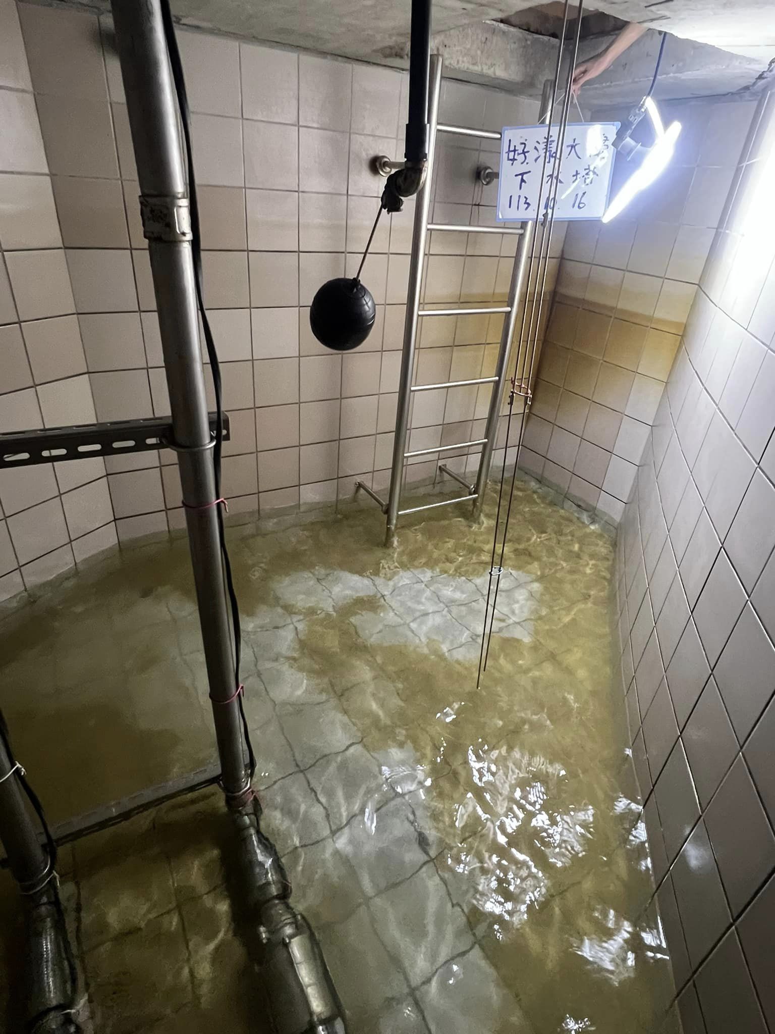 台中梧棲蓄水池清洗