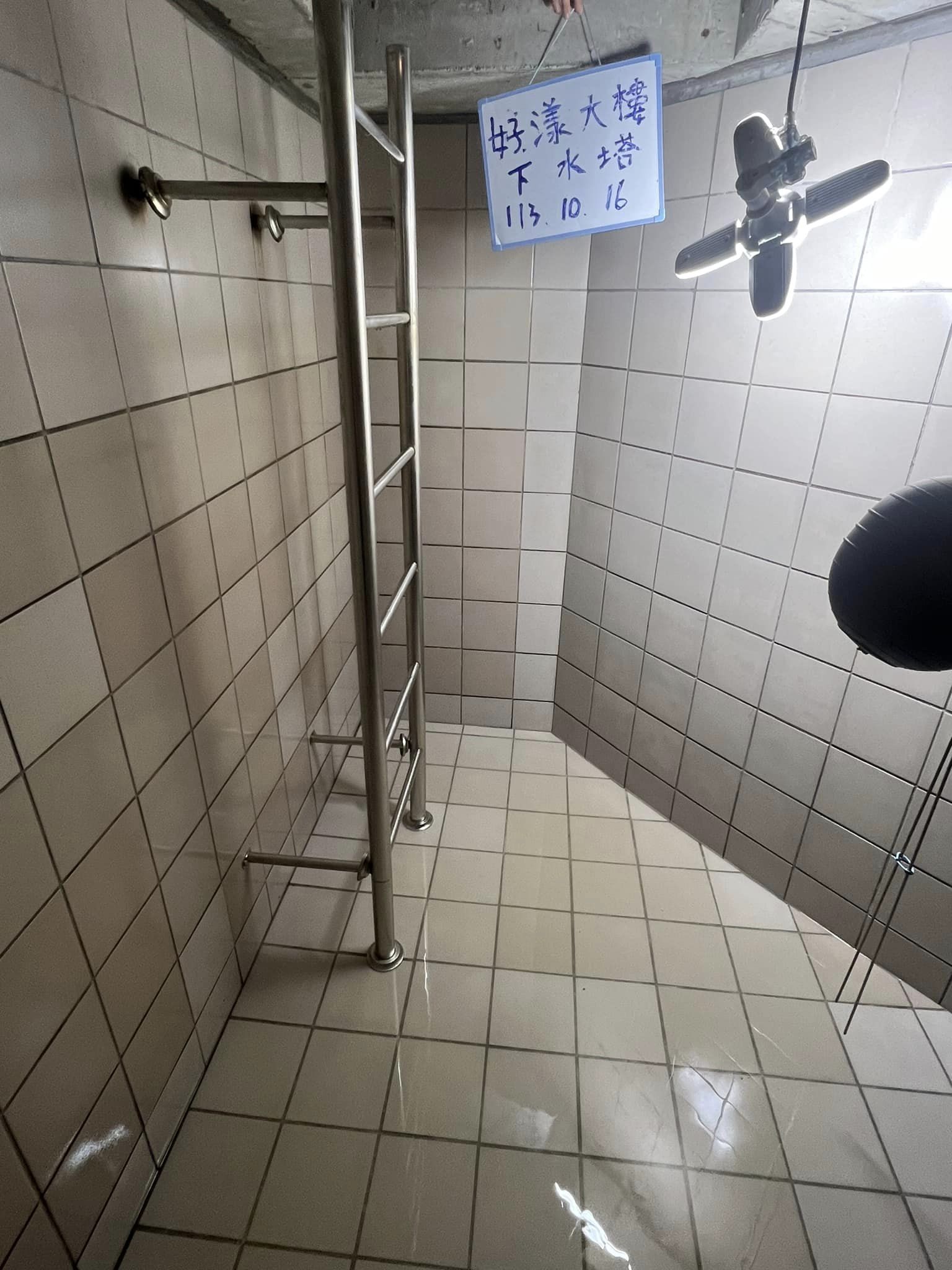 台中梧棲蓄水池清洗