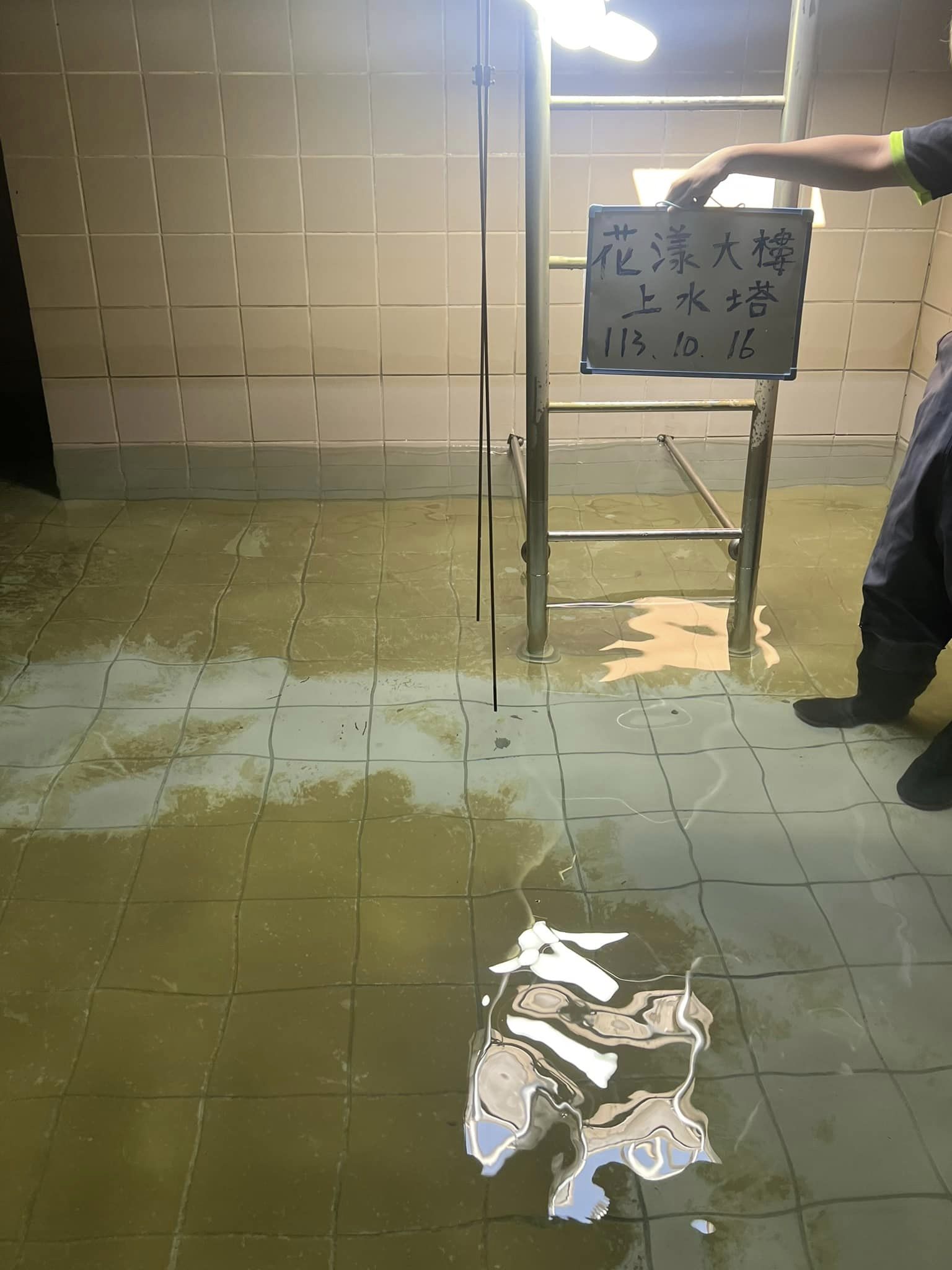 台中梧棲蓄水池清洗