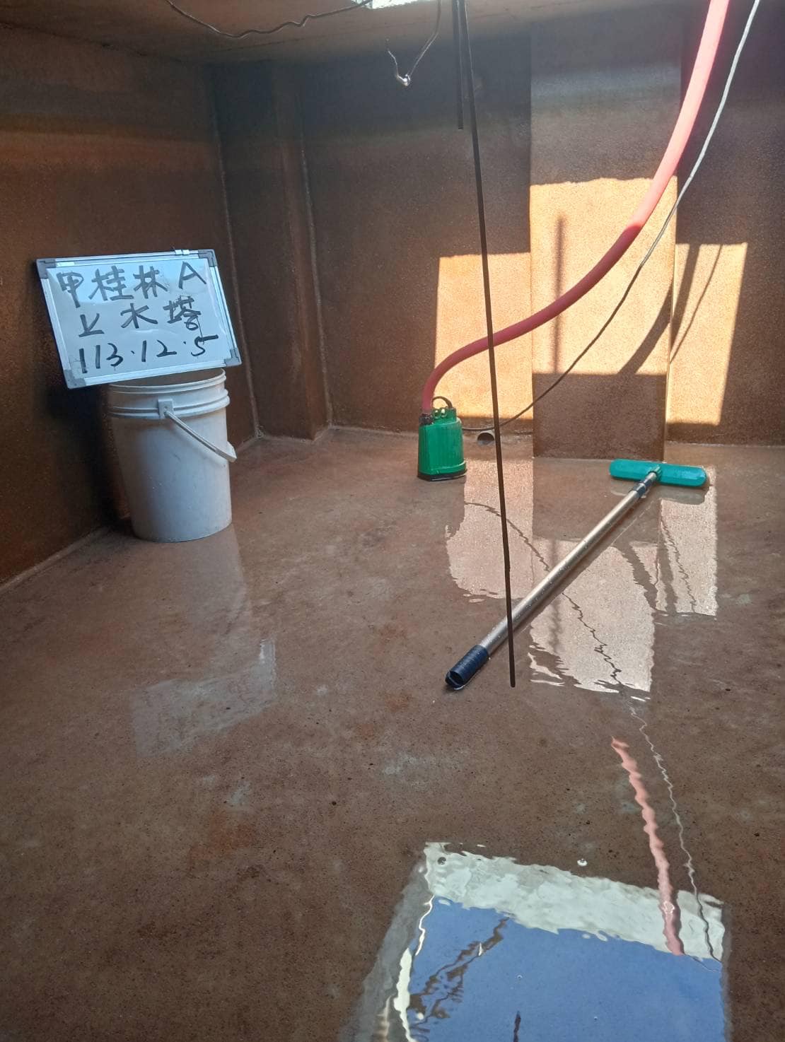 台中清水白鐵下水塔+RC上水塔清洗